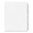 Avery Consumer Products Index Dividers, 501-525, Side Tab, 8-1/2"x11", 25/Set, WE