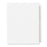 Avery Consumer Products Index Dividers, 801-825, Side Tab, 8-1/2"x11", 25/Set, WE