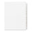 Avery Consumer Products Index Dividers, 851-875, Side Tab, 8-1/2"x11", 25/Set, WE