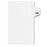 Avery Consumer Products Dividers, "126", Side Tab, 8-1/2"x11", 25/PK, White