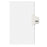 Avery Consumer Products Dividers, "129", Side Tab, 8-1/2"x11", 25/PK, White