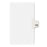 Avery Consumer Products Dividers, "134", Side Tab, 8-1/2"x11", 25/PK, White