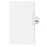 Avery Consumer Products Dividers, "154", Side Tab, 8-1/2"x11", 25/PK, White