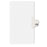 Avery Consumer Products Dividers, "155", Side Tab, 8-1/2"x11", 25/PK, White