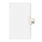 Avery Consumer Products Dividers, "162", Side Tab, 8-1/2"x11", 25/PK, White