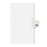 Avery Consumer Products Dividers, "165", Side Tab, 8-1/2"x11", 25/PK, White