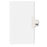 Avery Consumer Products Dividers, "180", Side Tab, 8-1/2"x11", 25/PK, White