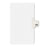 Avery Consumer Products Dividers, "187", Side Tab, 8-1/2"x11", 25/PK, White