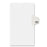 Avery Consumer Products Dividers, "195", Side Tab, 8-1/2"x11", 25/PK, White