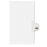 Avery Consumer Products Dividers, "206", Side Tab, 8-1/2"x11", 25/PK, White