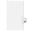Avery Consumer Products Dividers, "207", Side Tab, 8-1/2"x11", 25/PK, White