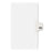 Avery Consumer Products Dividers, "209", Side Tab, 8-1/2"x11", 25/PK, White