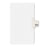 Avery Consumer Products Dividers, "212", Side Tab, 8-1/2"x11", 25/PK, White