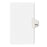 Avery Consumer Products Dividers, "213", Side Tab, 8-1/2"x11", 25/PK, White
