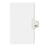 Avery Consumer Products Dividers, "217", Side Tab, 8-1/2"x11", 25/PK, White