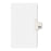 Avery Consumer Products Dividers, "237", Side Tab, 8-1/2"x11", 25/PK, White