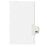 Avery Consumer Products Dividers, "257", Side Tab, 8-1/2"x11", 25/PK, White