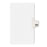 Avery Consumer Products Divider, "262", Side Tab, 8-1/2"x11", 25/PK, White