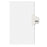 Avery Consumer Products Dividers, "279", Side Tab, 8-1/2"x11", 25/PK, White