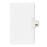 Avery Consumer Products Dividers, "287", Side Tab, 8-1/2"x11", 25/PK, White