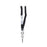 Baumgartens Breakaway Lanyard, with Hook, 36" L, 12/BX, Black