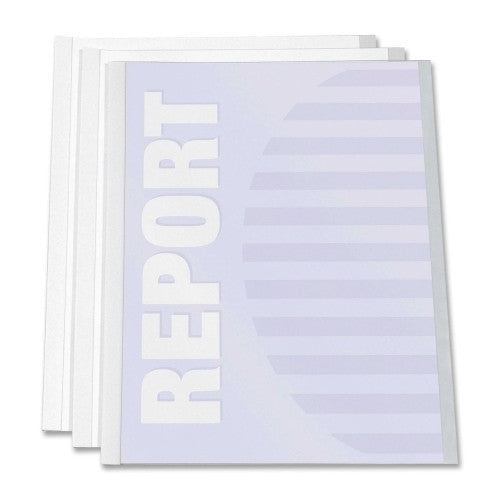C-Line Products, Inc. Report Covers, w/ Binding Bars, 50/BX, Clear Vinyl