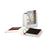 Cardinal Brands, Inc Clearvue Binder, D-Ring, 3" Capacity, 11"x8-1/2", White