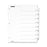 Cardinal Brands, Inc One Step Index System, Numbered 1-8, 8 Tabs, Clear