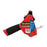 3M Commercial Office Supply Div. Pistol Grip Tape Dispenser, Retractable Blade, Red/Black
