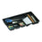 Officemate International Corp Drawer Tray, 9 Compartments, 16"x9"x1-1/2", Black