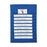 Pacon Corporation Pocket Chart, Standard, 34"x50", Blue
