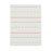 Pacon Corporation Broken Midline Paper, 1/2"x1/4" Short Rule, 8x10-1/2", WE