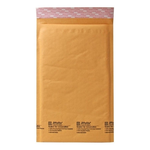 Sealed Air Corporation Cushioned Mailer,Size 3,8-1/2"x14-1/2",100/CT,Kraft