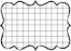 Suzanne Carillo Red Rubber Stamp, Grid Frame