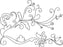 Suzanne Carillo Red Rubber Stamp, Cherish Flourish