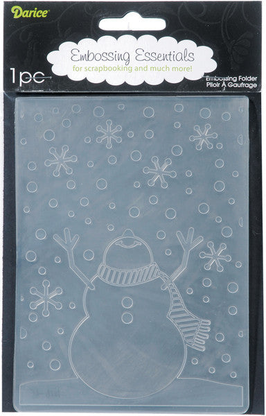 Embossing Folder, Snowman