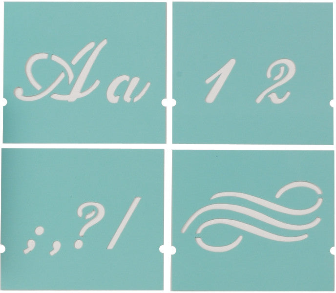 Martha Stewart Alphabet Stencil, Fancy