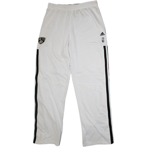 Alan Anderson Pants - Brooklyn Nets 2013-2014 Season Game Used #6 White Warmup Pants (XL)