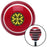 Skulls 0 to 100 Red Stripe Shift Knob with M16 x 15 Insert
