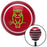 Green Devil Holding a Pitch Fork Red Stripe Shift Knob with M16 x 15 Insert