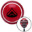 Black 02 Lance Corporal Red Stripe Shift Knob with M16 x 15 Insert