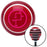 Pink Transfer Case 6 Red Stripe Shift Knob with M16 x 15 Insert