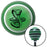 Black Cobra Green Stripe Shift Knob with M16 x 15 Insert
