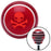 Red Skull 1 Red Stripe Shift Knob with M16 x 15 Insert