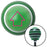 Pink Classic Arrow Up Green Stripe Shift Knob with M16 x 15 Insert