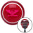 Pink Coast Guard Captain Eagle Red Stripe Shift Knob with M16 x 15 Insert