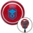 Blue Senior Master Sergeant Red Stripe Shift Knob with M16 x 15 Insert