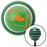 Orange Clubs on a Card Green Stripe Shift Knob with M16 x 15 Insert