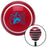 Blue Rage Face Red Stripe Shift Knob with M16 x 15 Insert