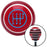 Blue 6 Speed Shift Pattern  6RUR Red Stripe Shift Knob with M16 x 15 Insert